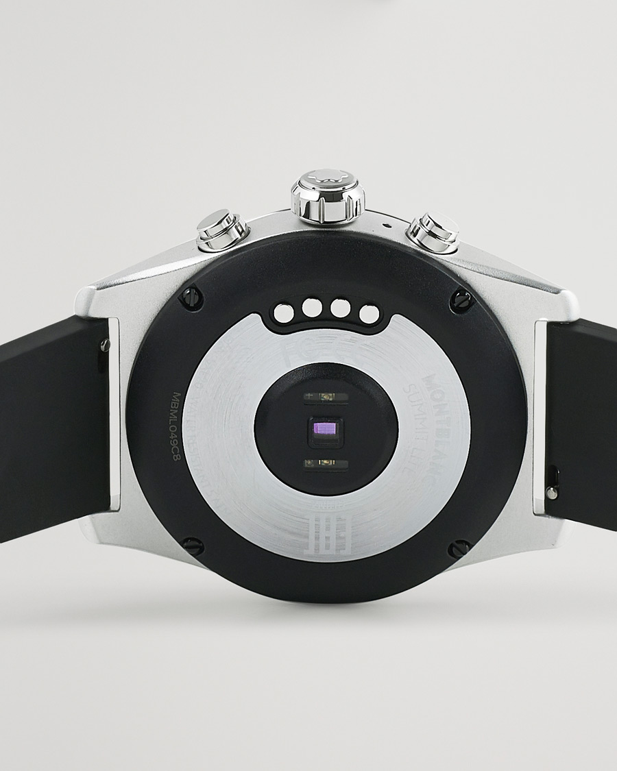 Herre | | Montblanc | Summit Lite Smartwatch Grey/Black Rubber Strap