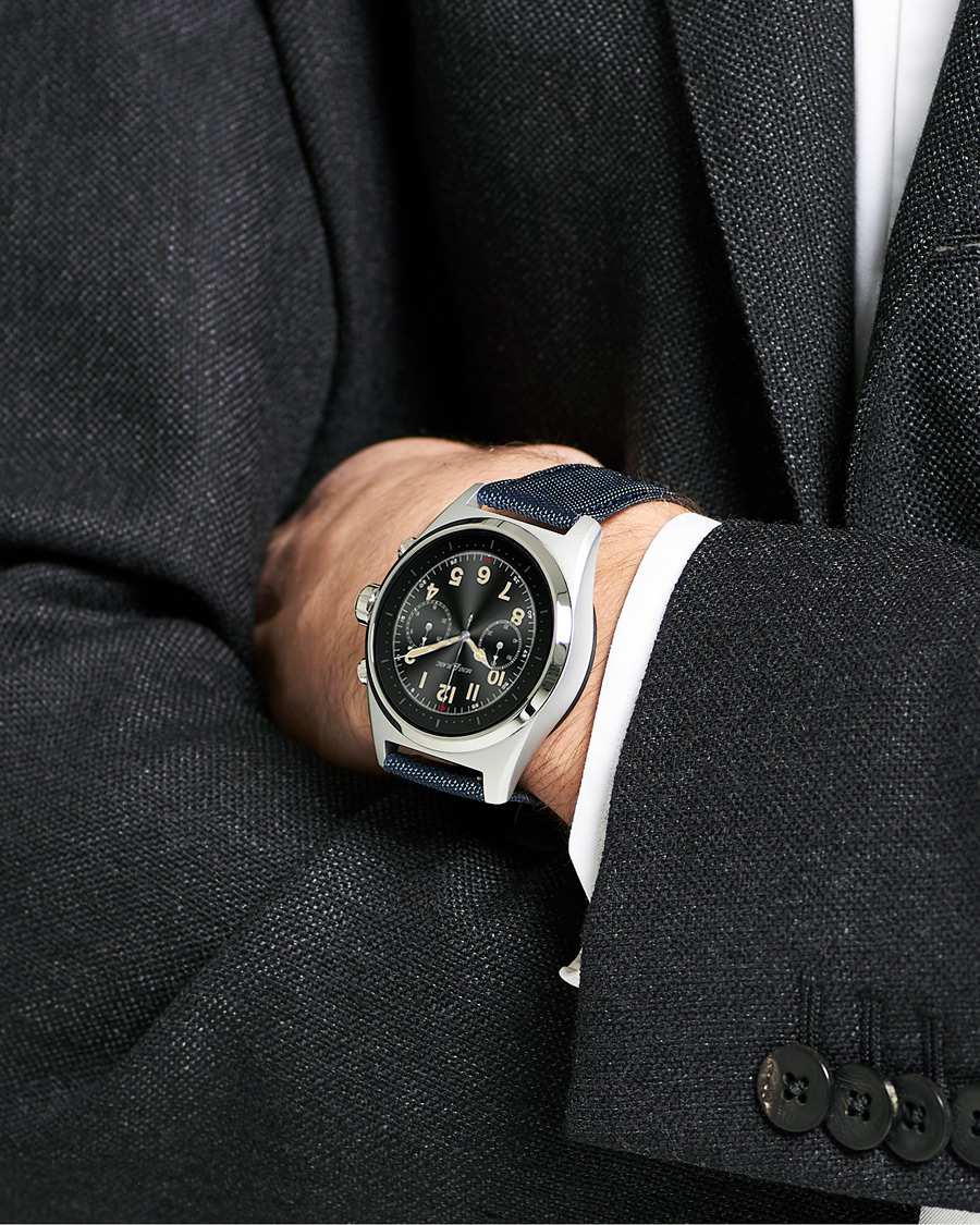 Herre | Ure | Montblanc | Summit Lite Smartwatch Grey/Blue Fabric Strap