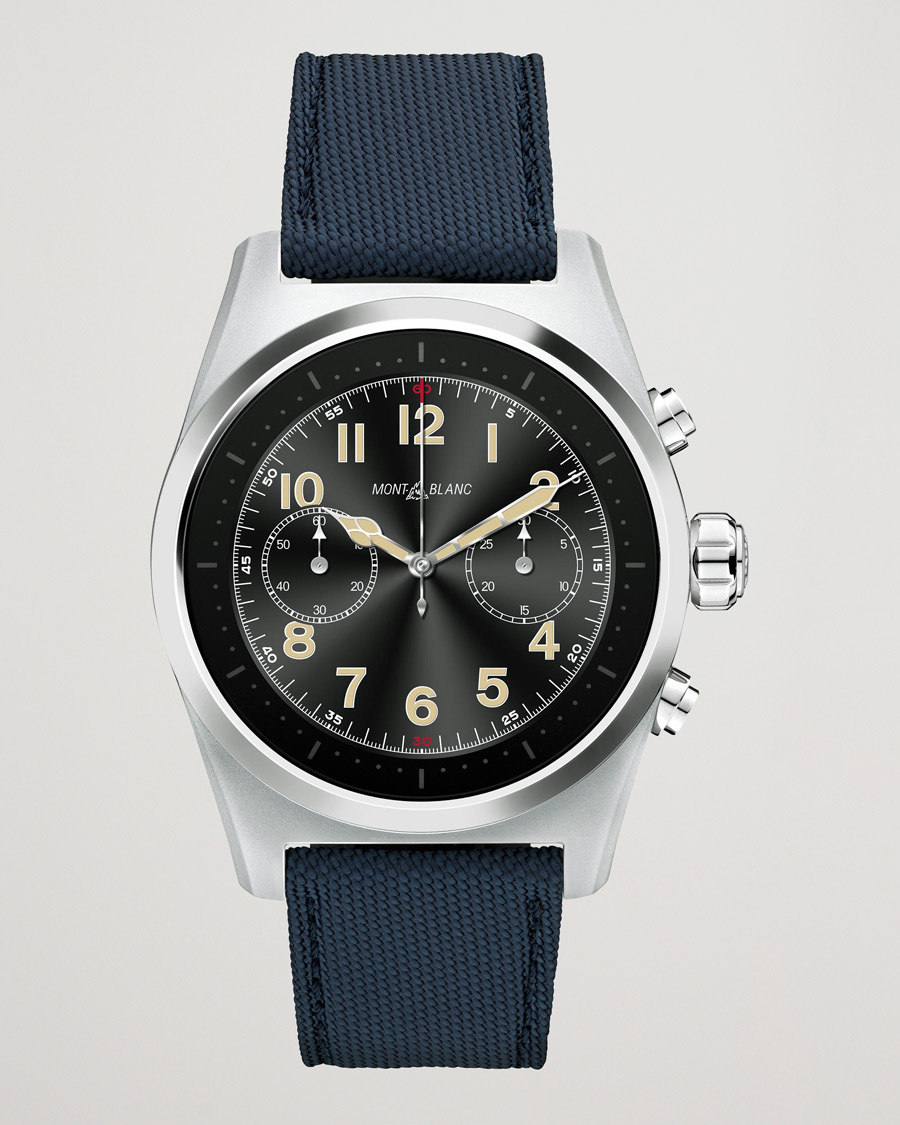 Herre | Montblanc Summit Lite Smartwatch Grey/Blue Fabric Strap | Montblanc | Summit Lite Smartwatch Grey/Blue Fabric Strap