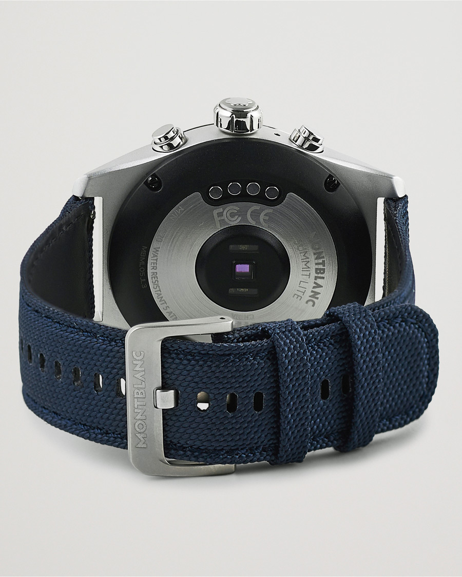 Herre | Montblanc Summit Lite Smartwatch Grey/Blue Fabric Strap | Montblanc | Summit Lite Smartwatch Grey/Blue Fabric Strap