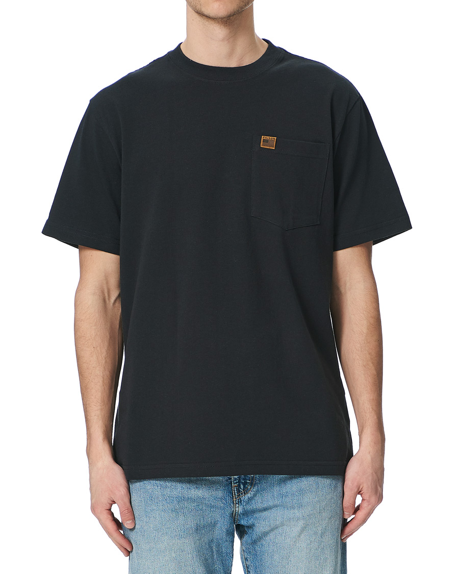 Herre | T-Shirts | Filson | Pioneer Solid One Pocket Tee Black