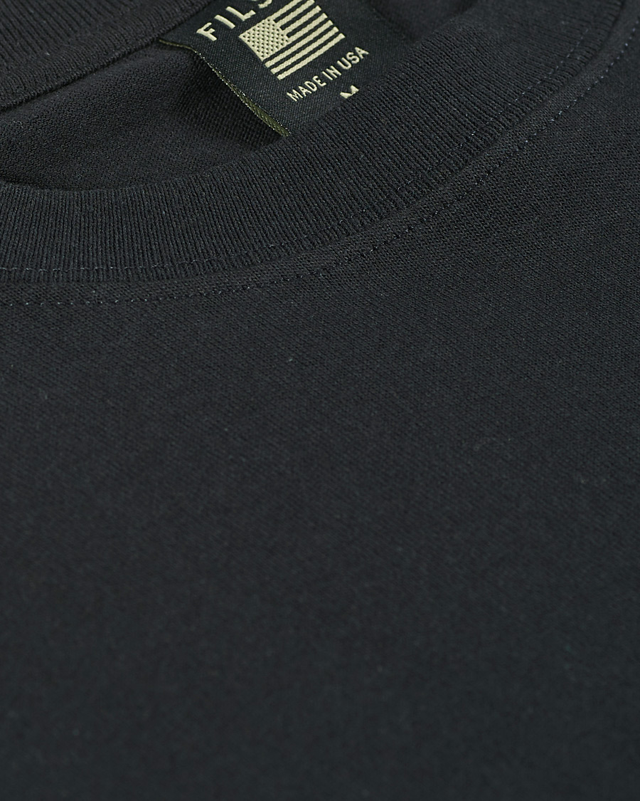 Herre | T-Shirts | Filson | Pioneer Solid One Pocket Tee Black