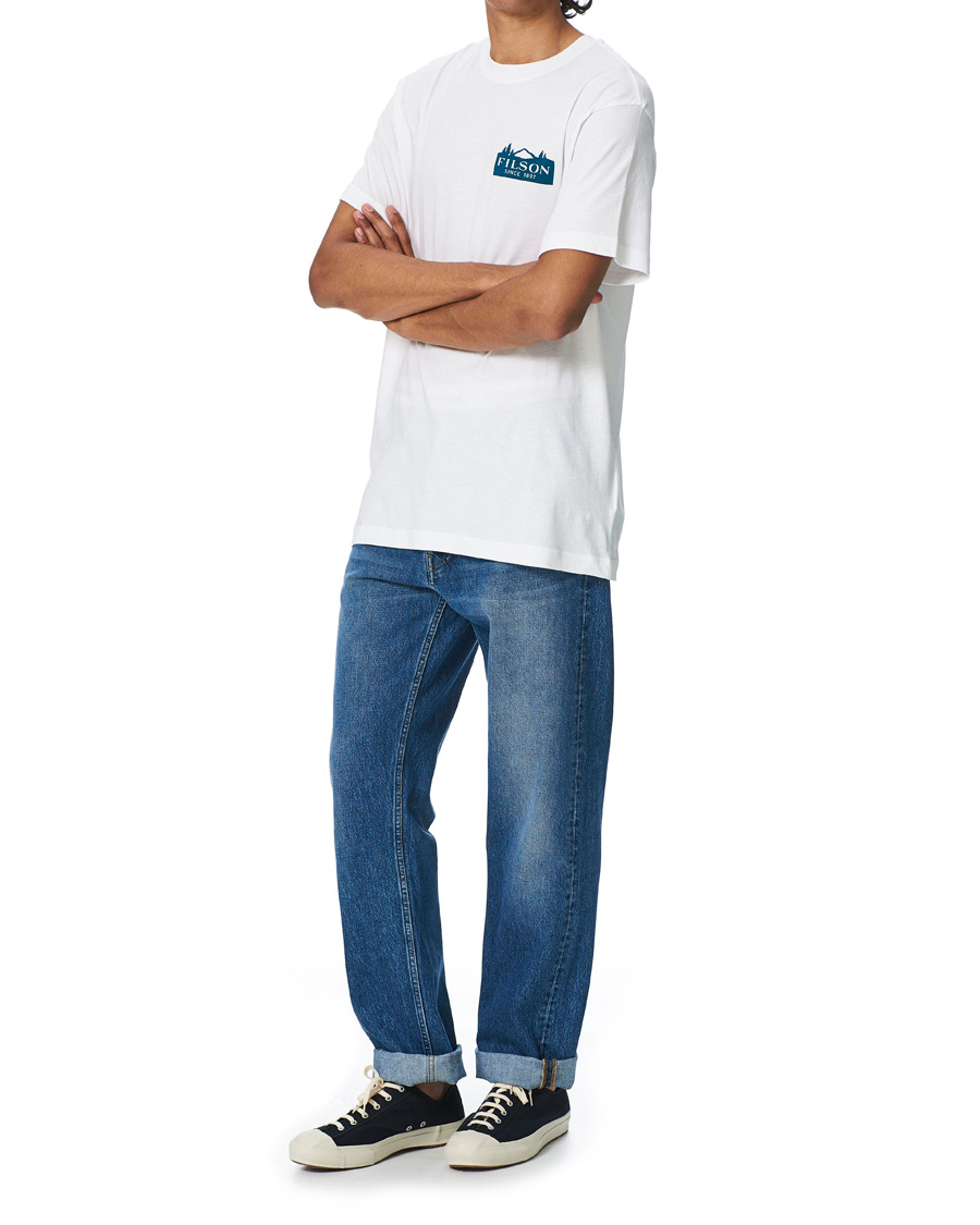 Herre | T-Shirts | Filson | Ranger Graphic Tee Bright White