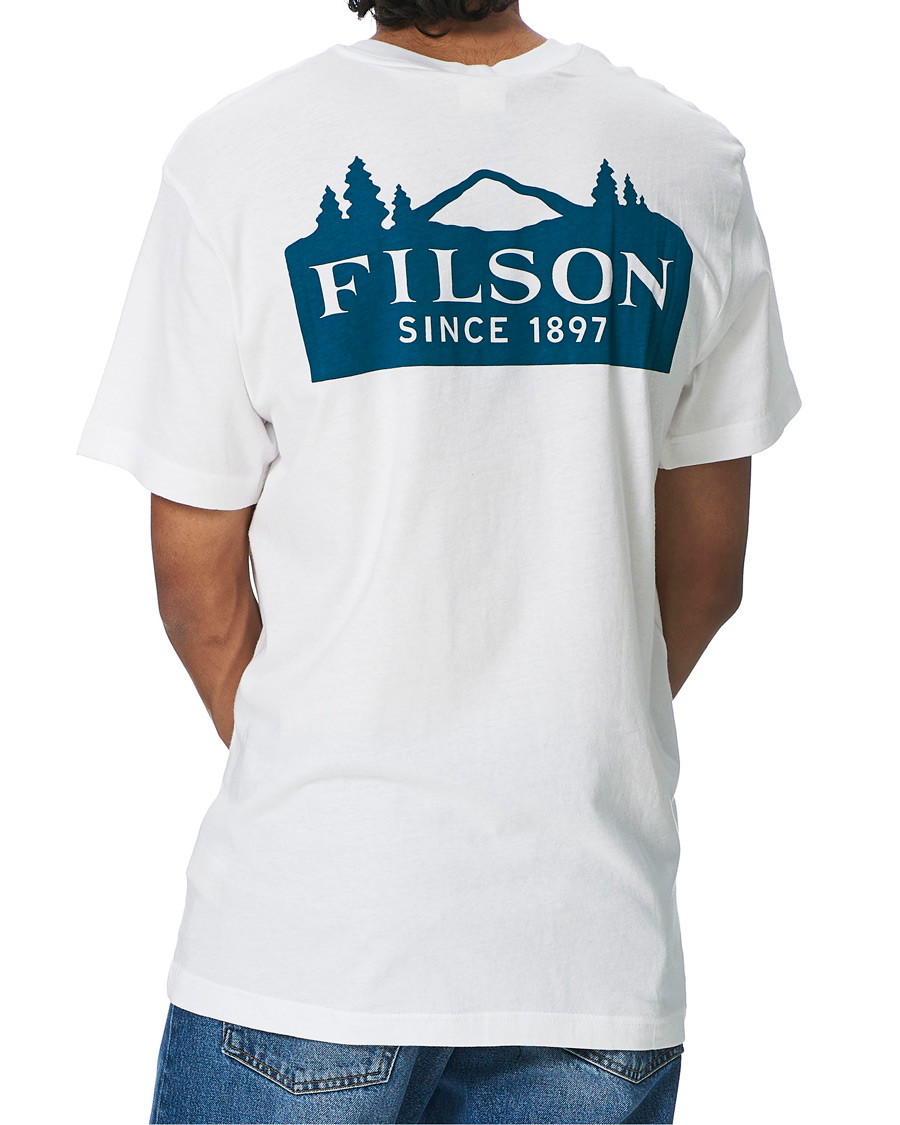 Herre | T-Shirts | Filson | Ranger Graphic Tee Bright White