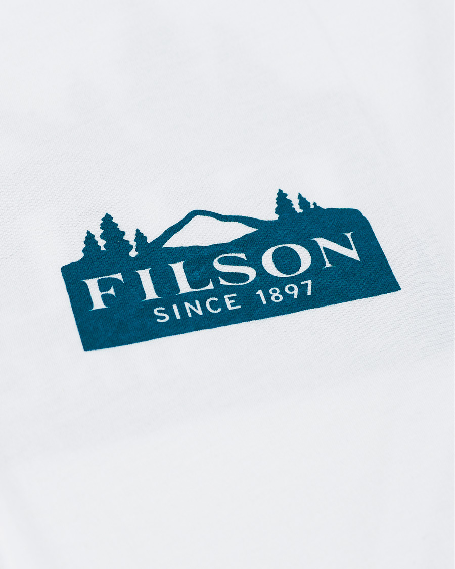 Herre | T-Shirts | Filson | Ranger Graphic Tee Bright White