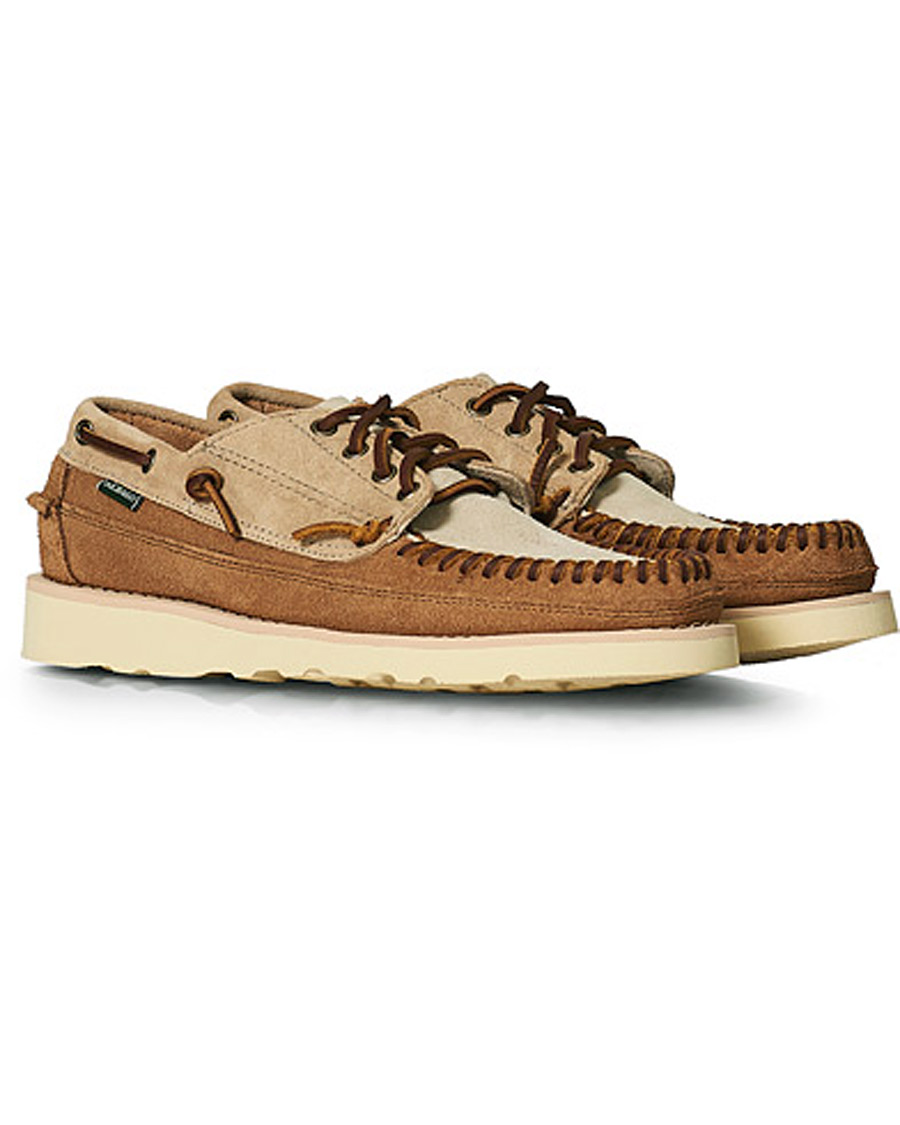 Herre | Sebago Cayuga Suede Campside Shoe Camel/Cognac | Sebago | Cayuga Suede Campside Shoe Camel/Cognac