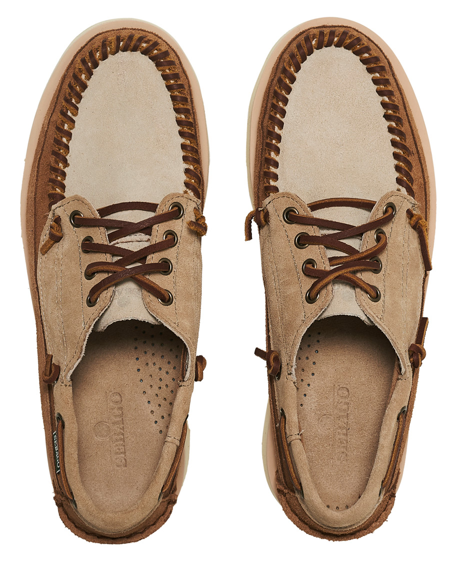 Herre | Sebago Cayuga Suede Campside Shoe Camel/Cognac | Sebago | Cayuga Suede Campside Shoe Camel/Cognac