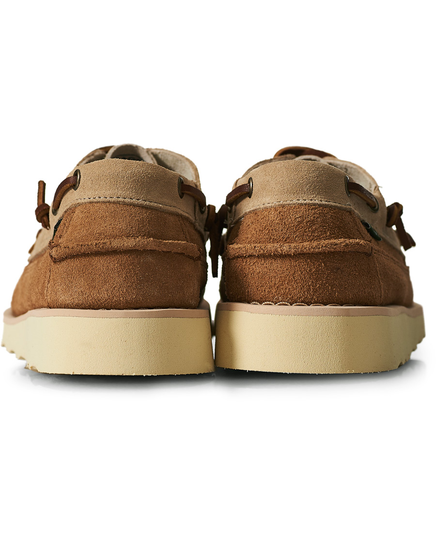Herre | Sebago Cayuga Suede Campside Shoe Camel/Cognac | Sebago | Cayuga Suede Campside Shoe Camel/Cognac