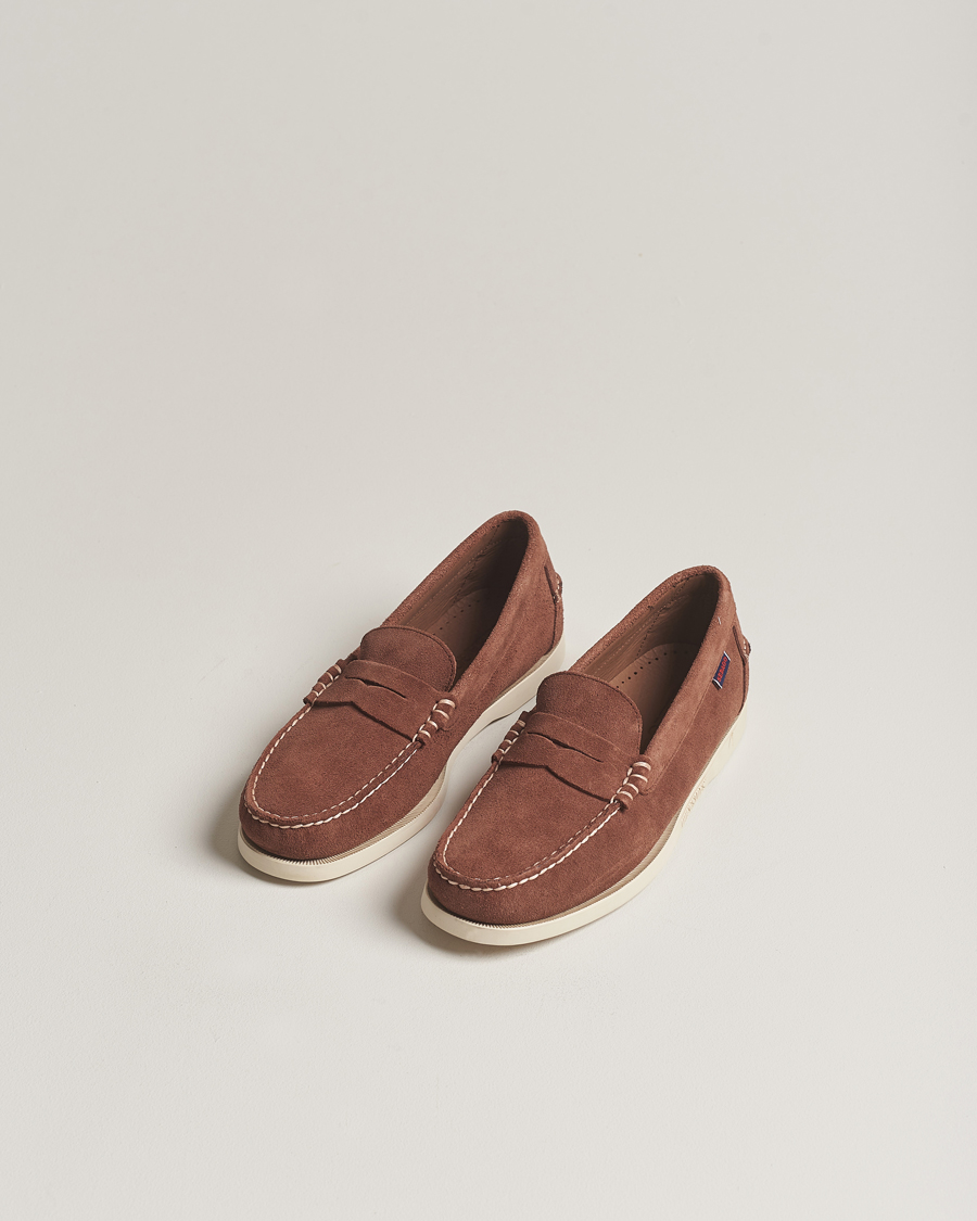 Herre | Sko i ruskind | Sebago | Dan Suede Loafer Dark Brown