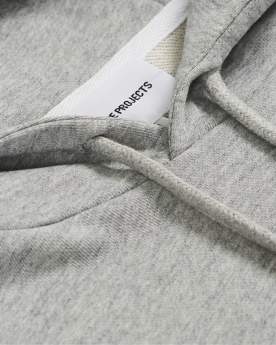 Herre | Trøjer | Norse Projects | Vagn Colab Logo Hood Light Grey Mel