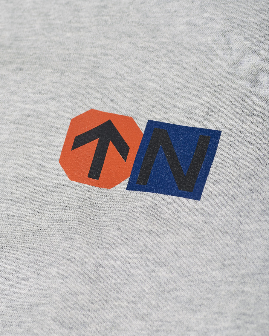 Herre | Trøjer | Norse Projects | Vagn Colab Logo Hood Light Grey Mel