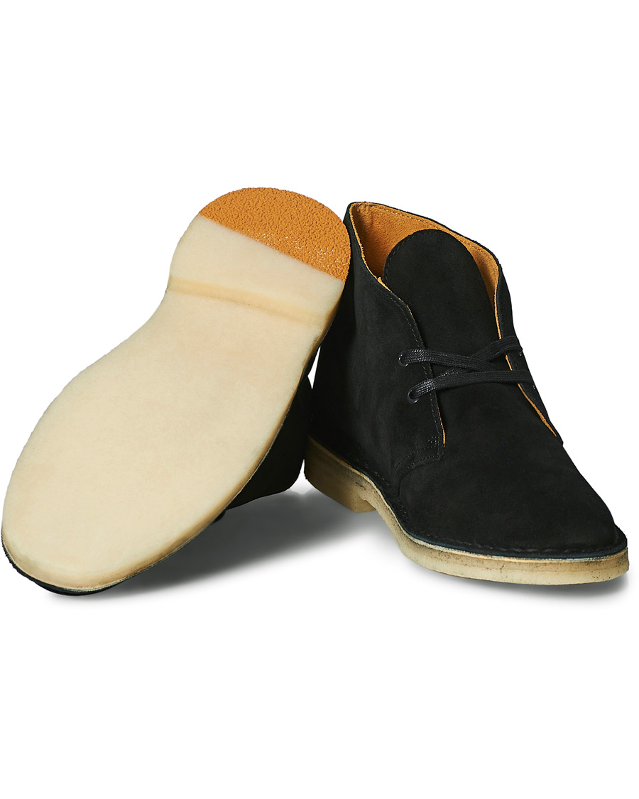 Herre | | Clarks Originals | Desert Boot Black Combi Suede