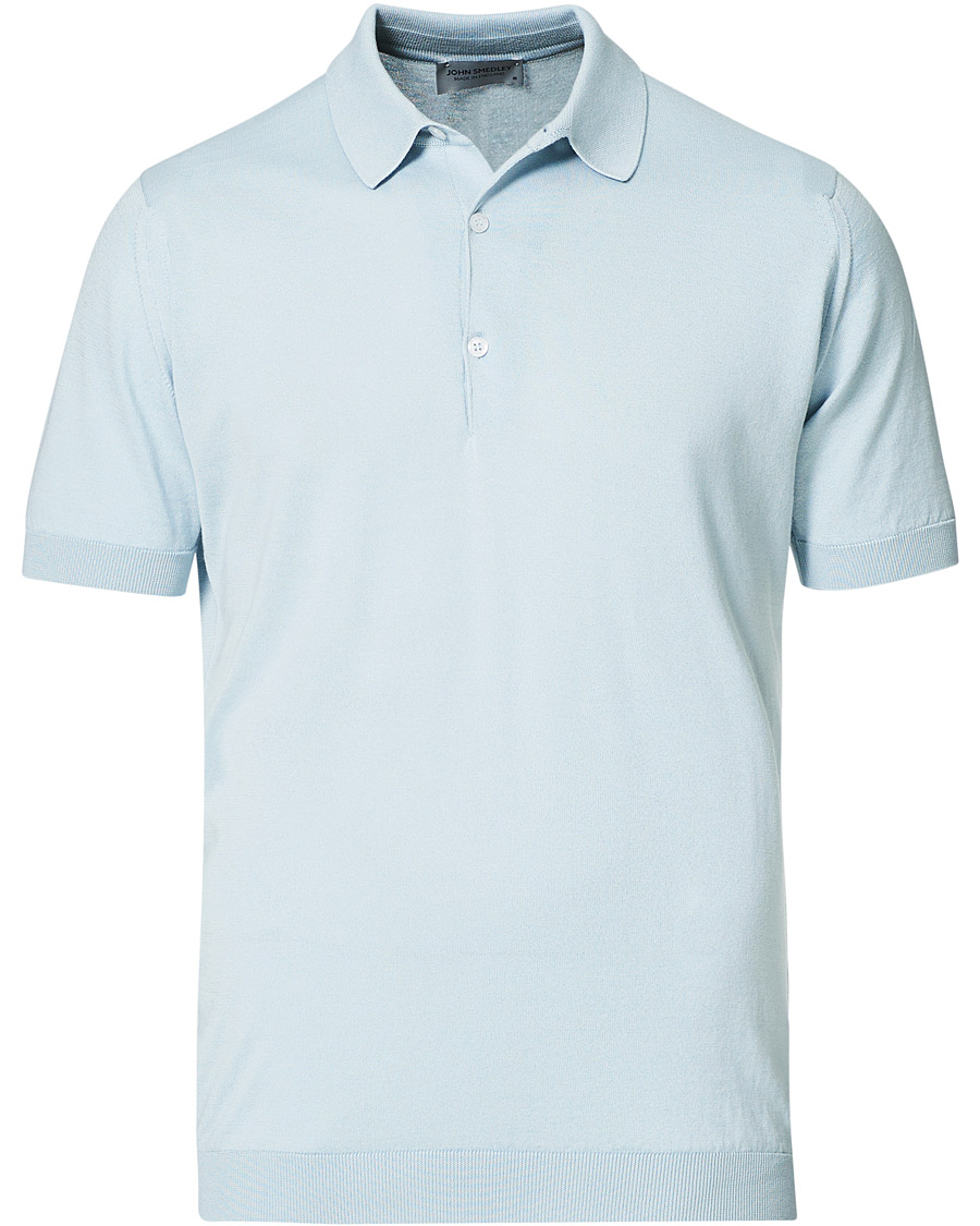 Herre | Polotrøjer | John Smedley | Adrian Sea Island Polo Coast Blue
