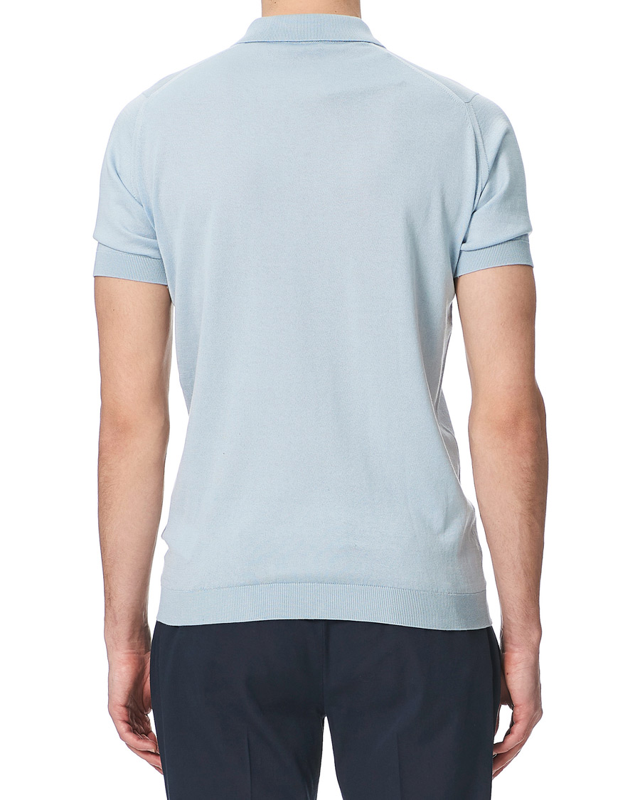 Herre | Polotrøjer | John Smedley | Adrian Sea Island Polo Coast Blue