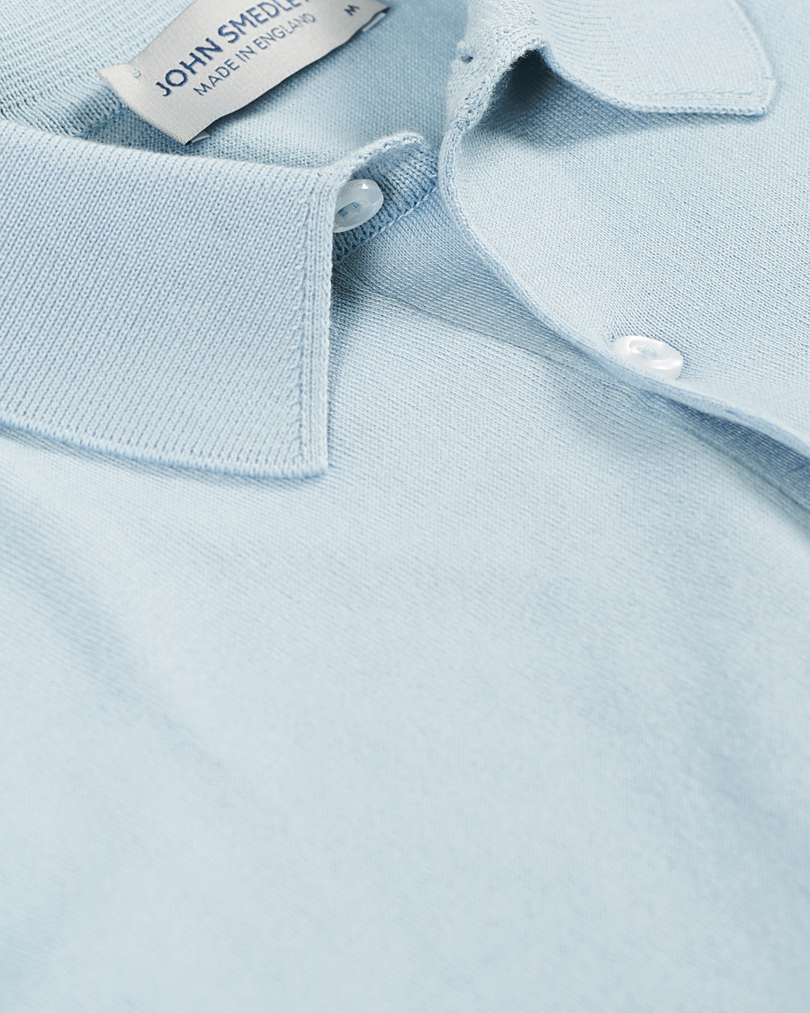 Herre | Polotrøjer | John Smedley | Adrian Sea Island Polo Coast Blue