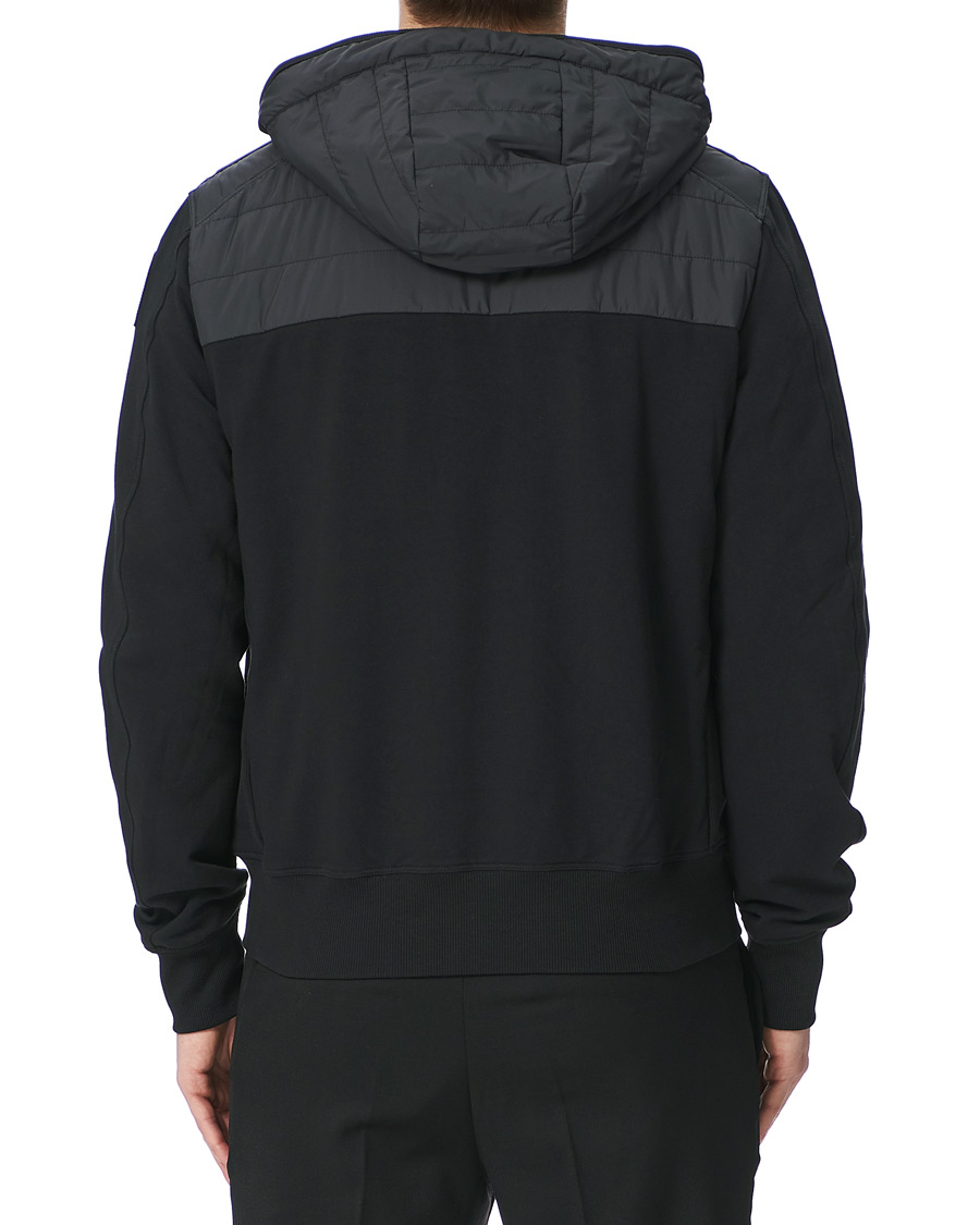 Herre | Jakker | Parajumpers | Ivor Fleece Hooded Hybrid Black