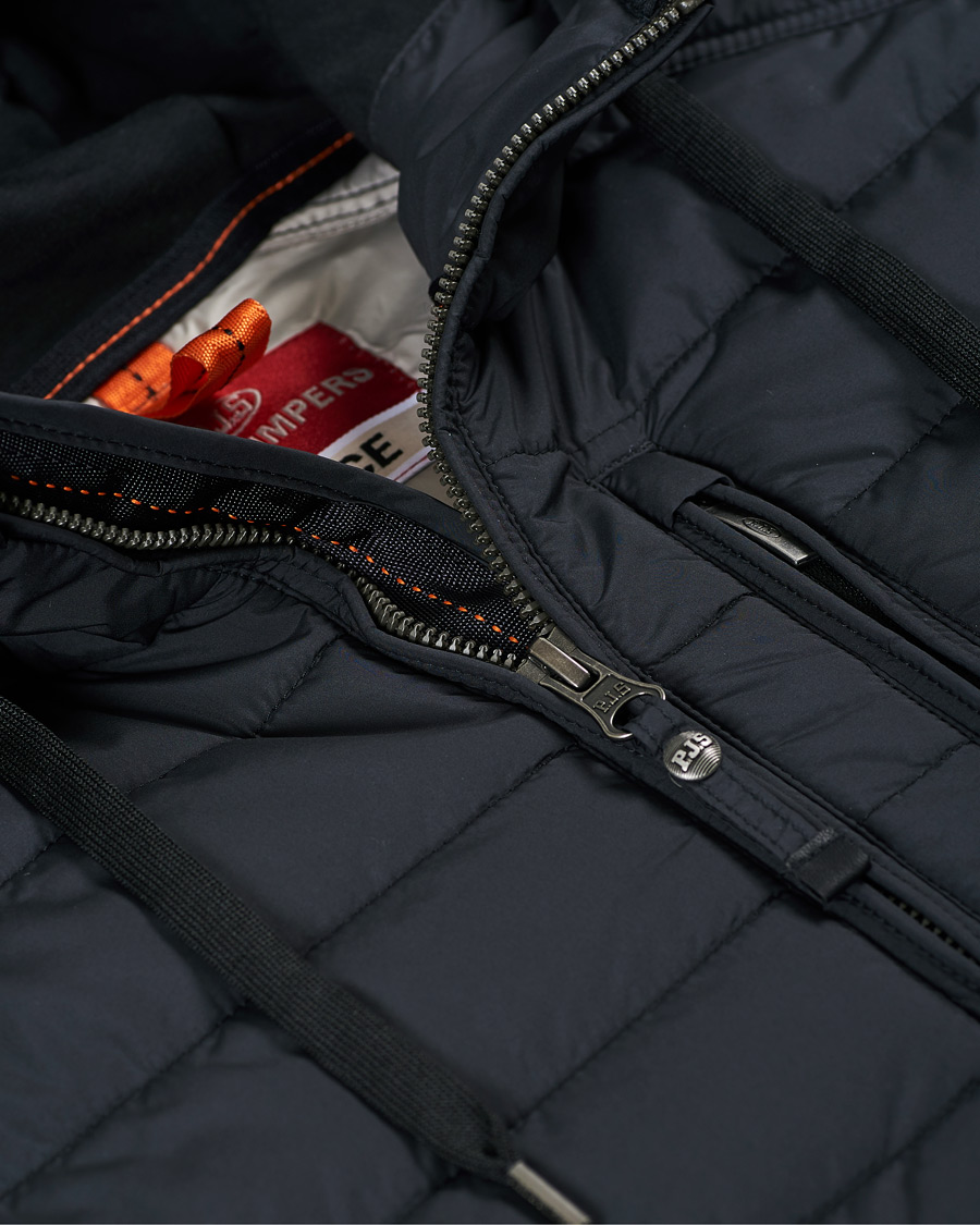 Herre | Jakker | Parajumpers | Ivor Fleece Hooded Hybrid Black