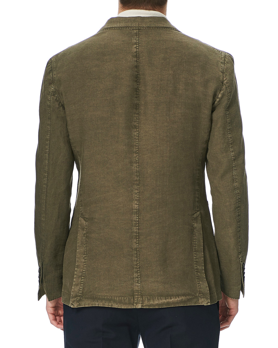 Herre | Blazere & jakker | L.B.M. 1911 | Jack Regular Fit Linen Blazer Moss Green