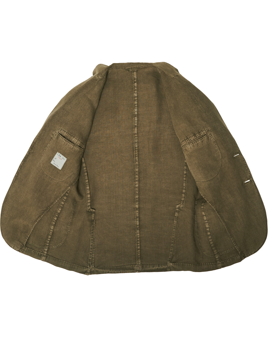 Herre | Blazere & jakker | L.B.M. 1911 | Jack Regular Fit Linen Blazer Moss Green
