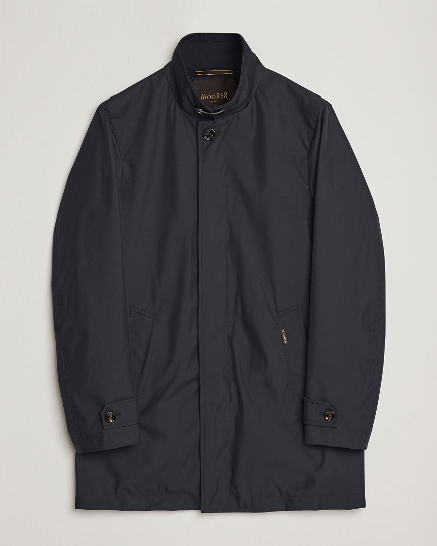 Herre | Jakker | MooRER | Waterproof Car Coat Navy