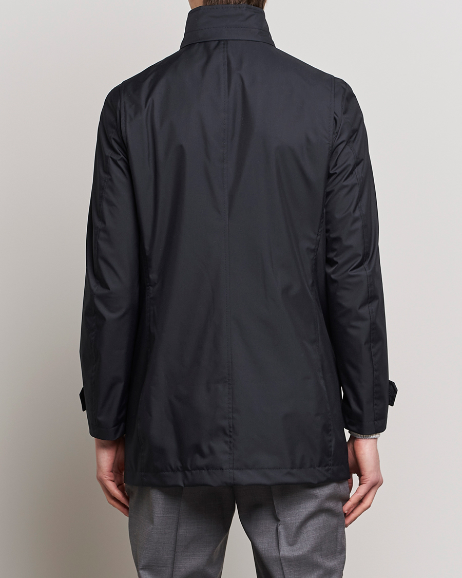 Herre | Jakker | MooRER | Waterproof Car Coat Navy