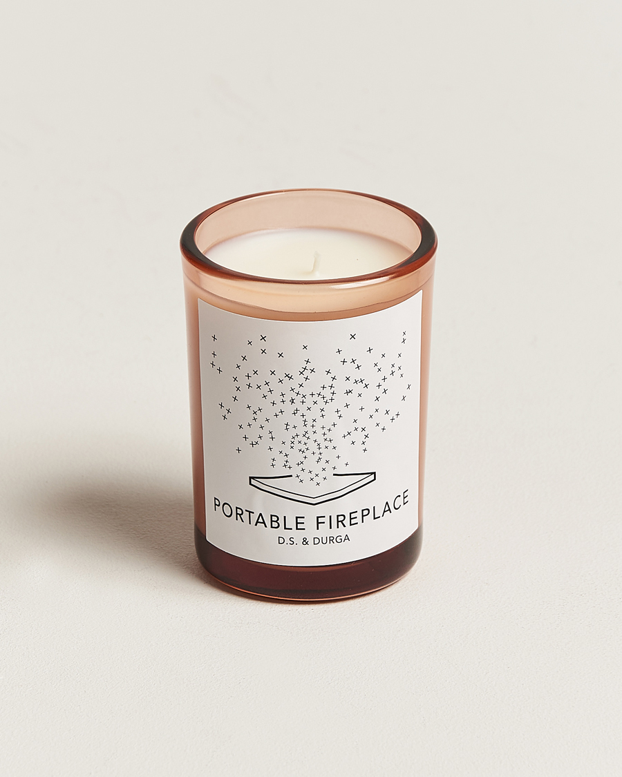 Herre | Gaver til særlige lejligheder | D.S. & Durga | Portable Fireplace Scented Candle 200g