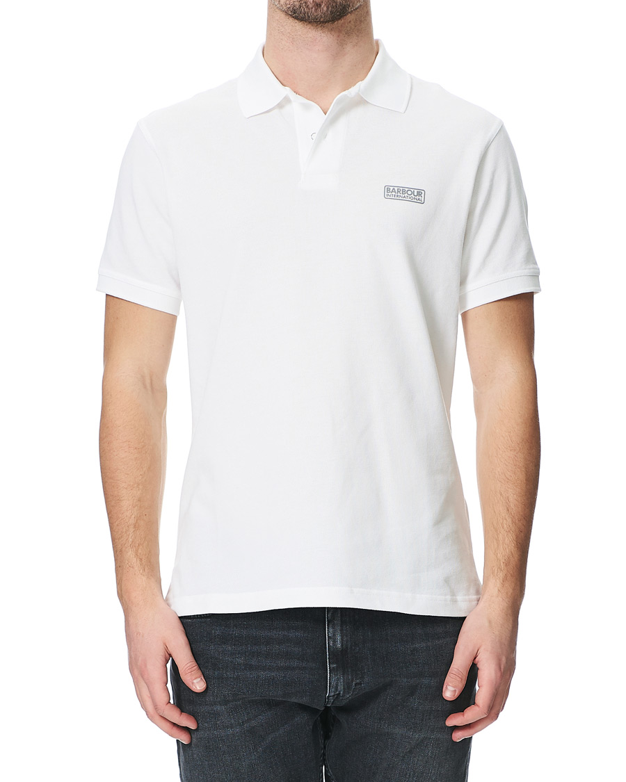 Herre | Polotrøjer | Barbour International | Essential Polo White