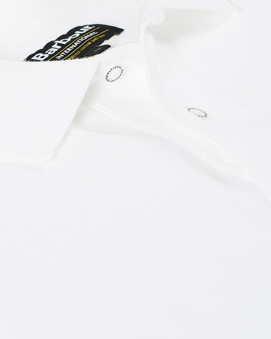 Herre | Polotrøjer | Barbour International | Essential Polo White
