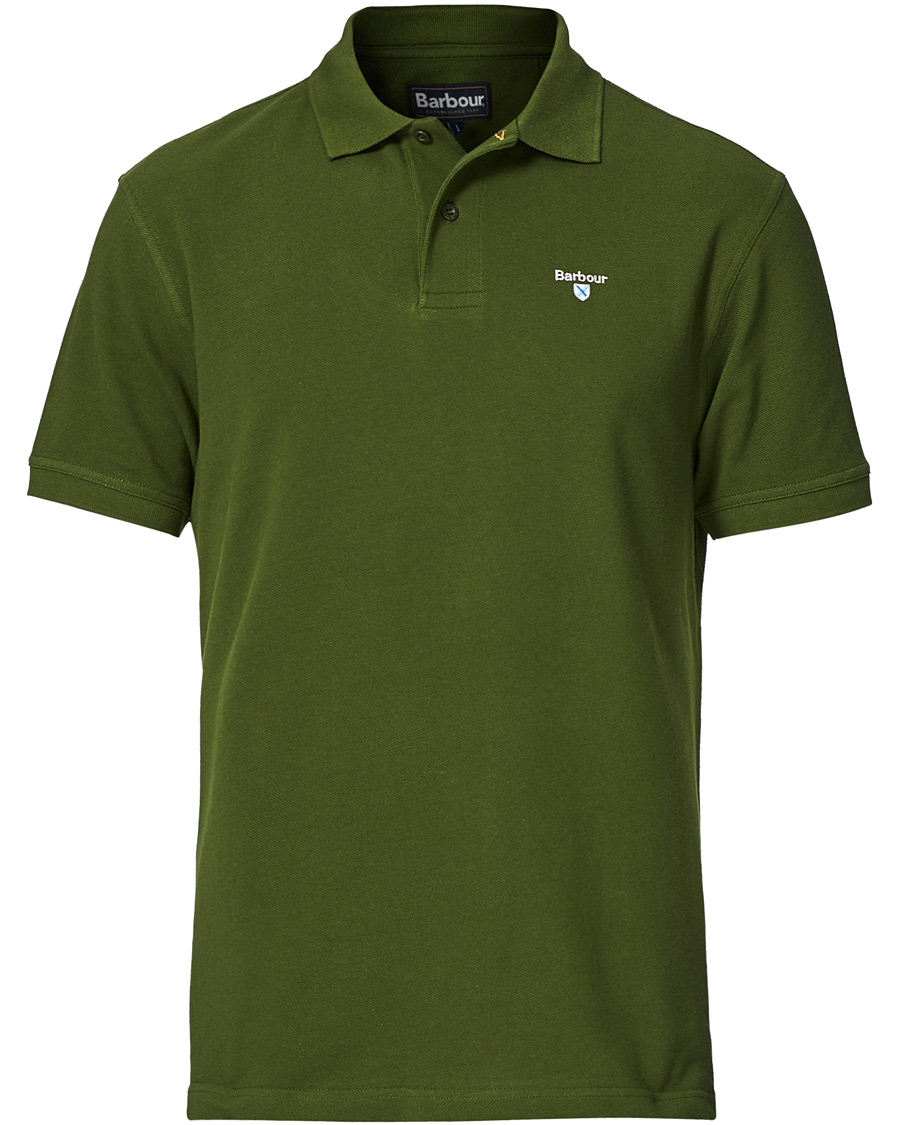Herre | Polotrøjer | Barbour Lifestyle | Sports Polo Rifle Green