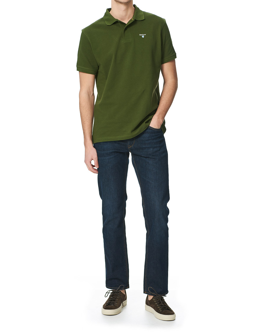 Herre | Polotrøjer | Barbour Lifestyle | Sports Polo Rifle Green