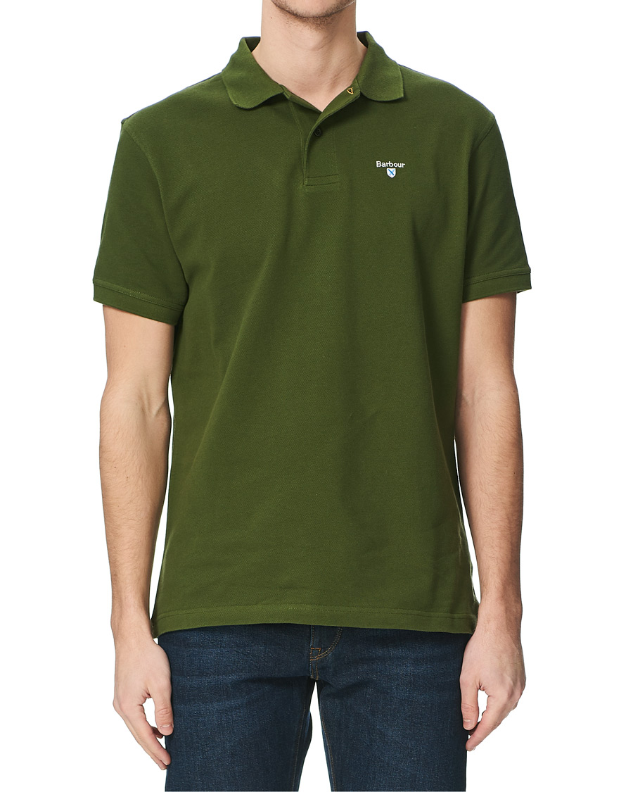Herre | Polotrøjer | Barbour Lifestyle | Sports Polo Rifle Green