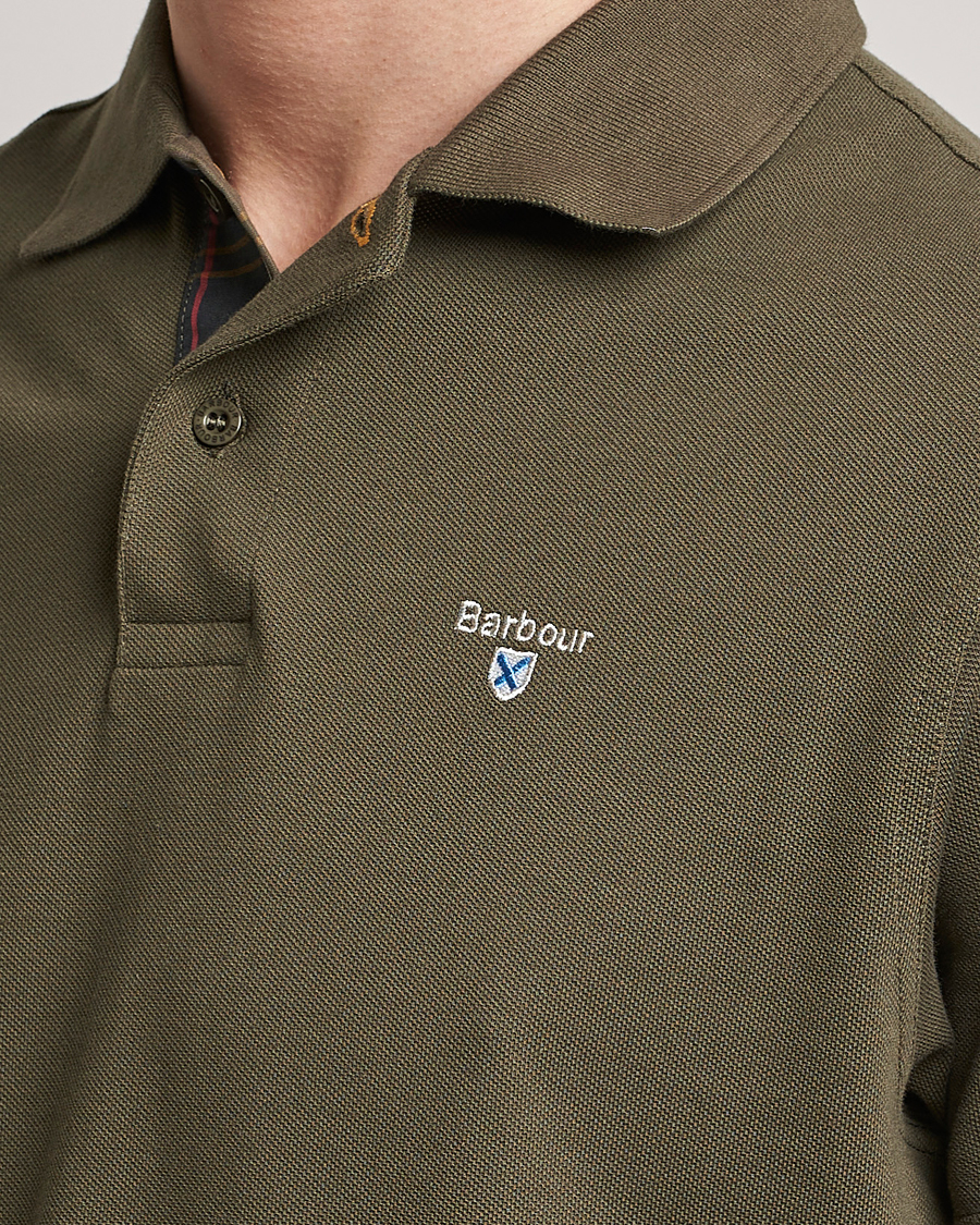 Herre | Polotrøjer | Barbour Lifestyle | Tartan Pique Polo Olive