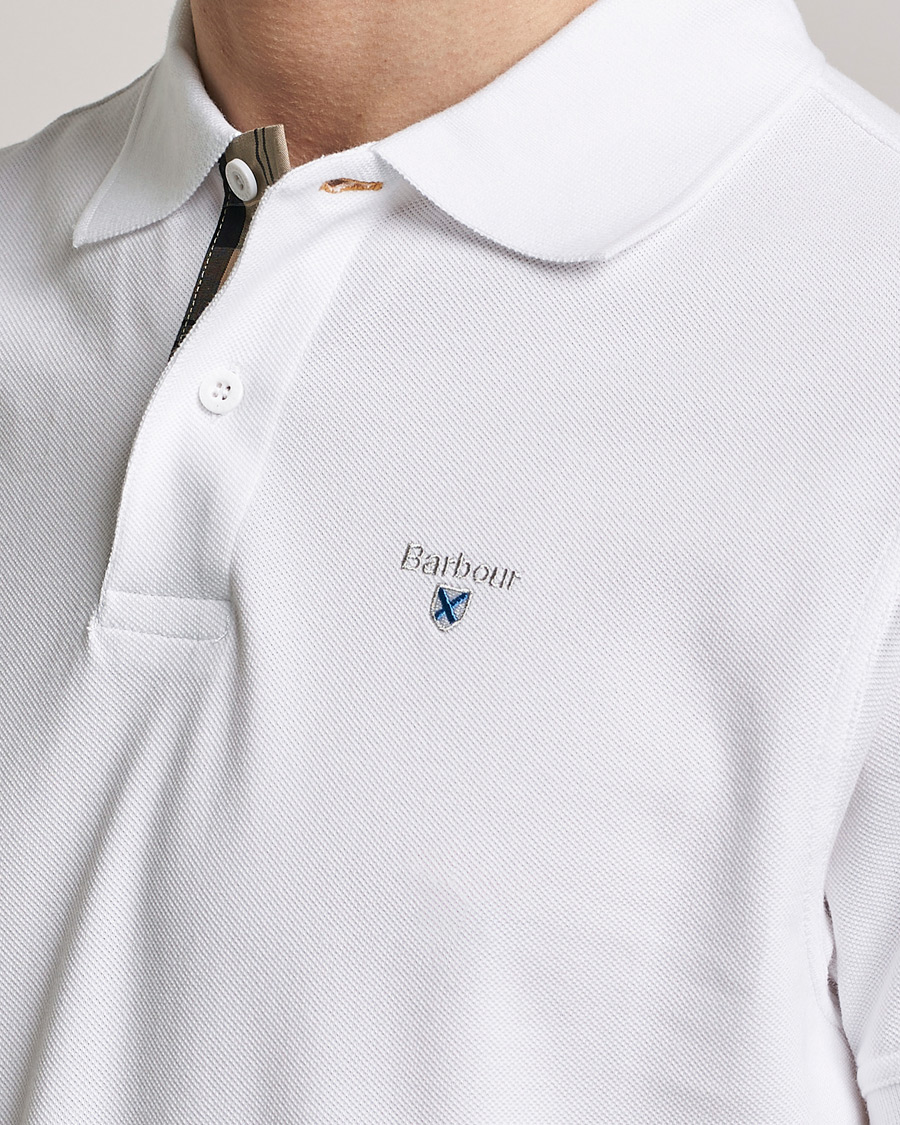 Herre | Polotrøjer | Barbour Lifestyle | Tartan Pique Polo White