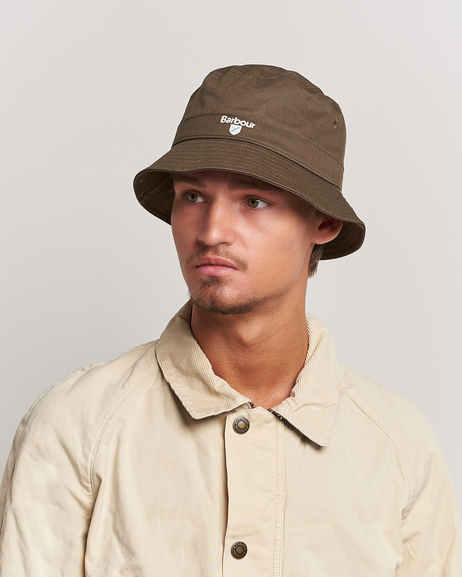 Herr | Hattar & kepsar | Barbour Lifestyle | Cascade Bucket Hat Olive