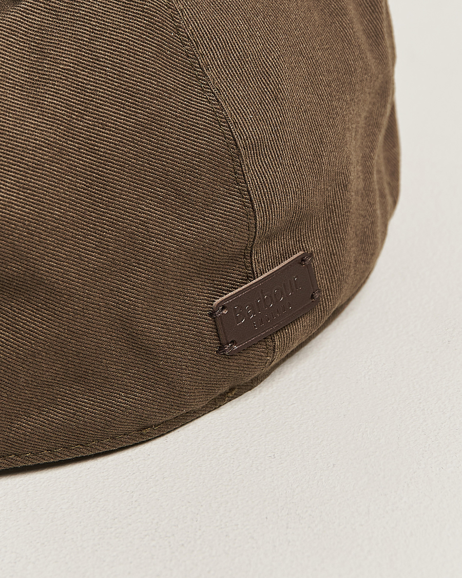 Herre | Hatte & kasketter | Barbour Lifestyle | Finnean Cotton Cap Olive