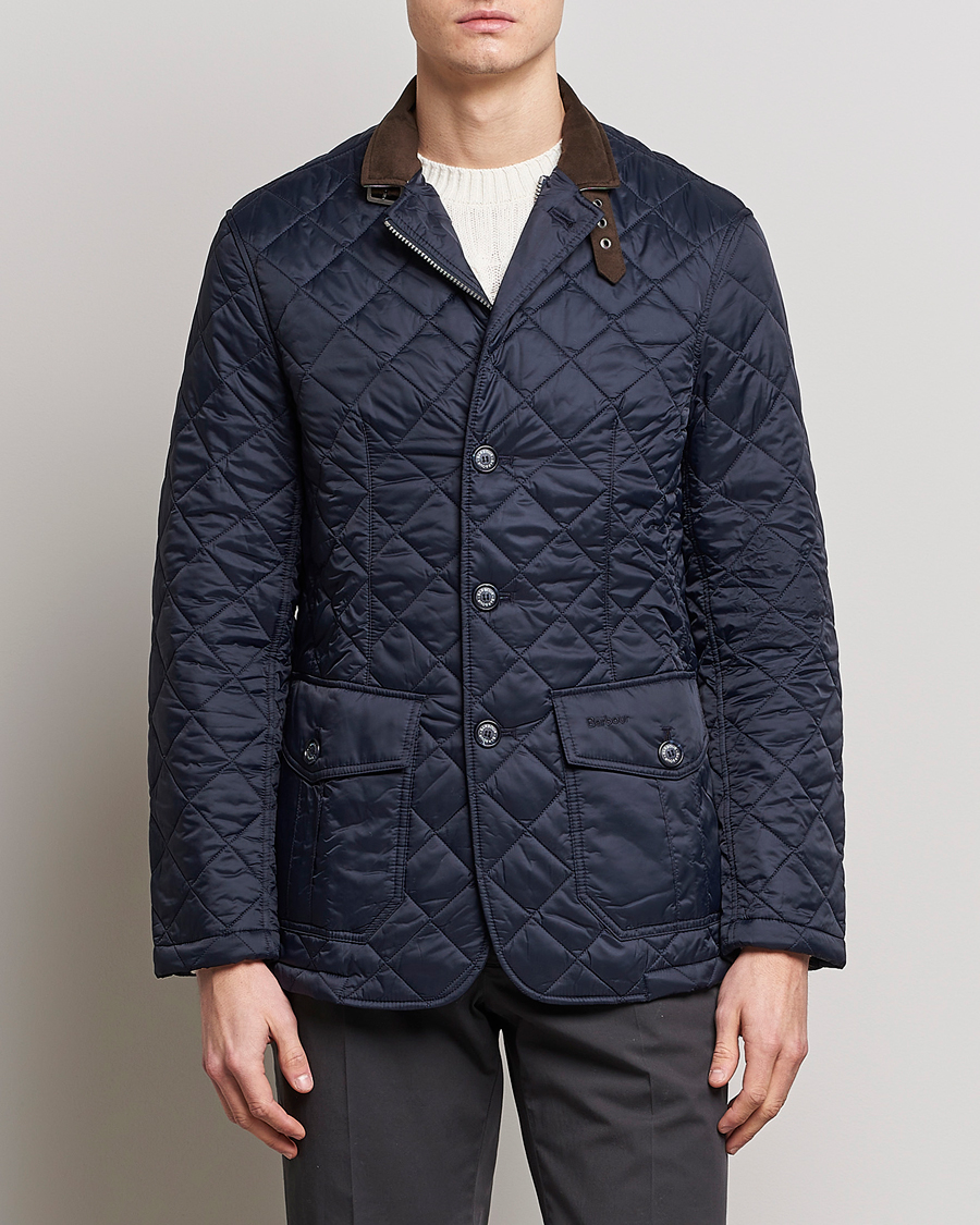 Herre | Efterårsjakker | Barbour Lifestyle | Quilted Sander Jacket Navy