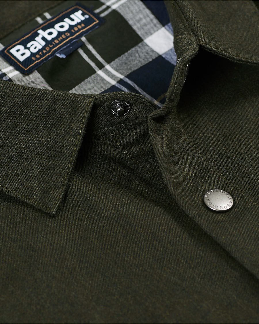 Herre | Skjorter | Barbour Lifestyle | Mortan Overshirt Sage