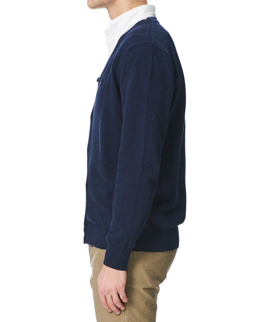 Herre | Trøjer | Barbour Lifestyle | Cotton Cardigan Navy Marl
