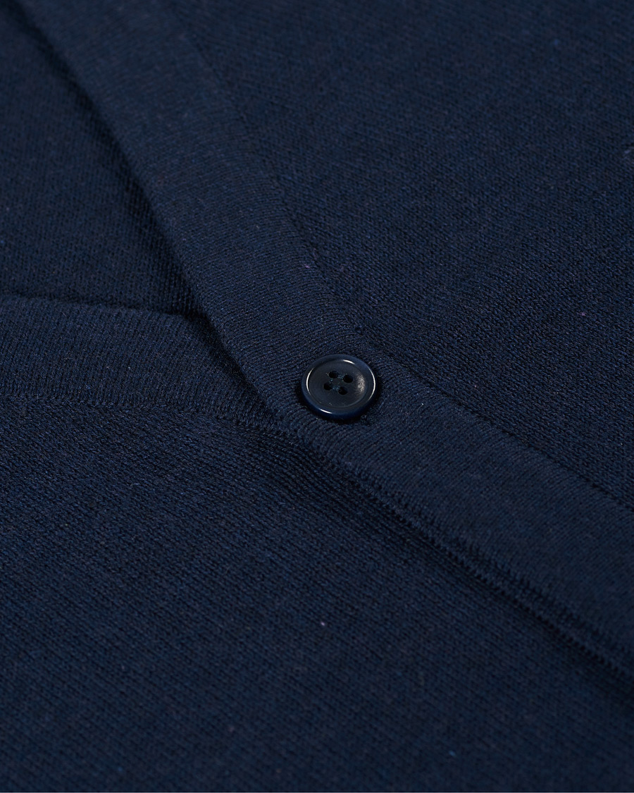 Herre | Trøjer | Barbour Lifestyle | Cotton Cardigan Navy Marl
