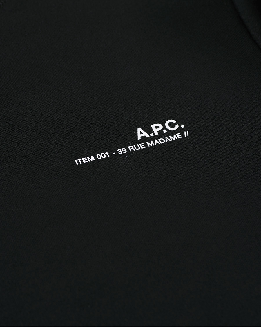 Herre | Trøjer | A.P.C. | Item Crew Neck Sweatshirt Black