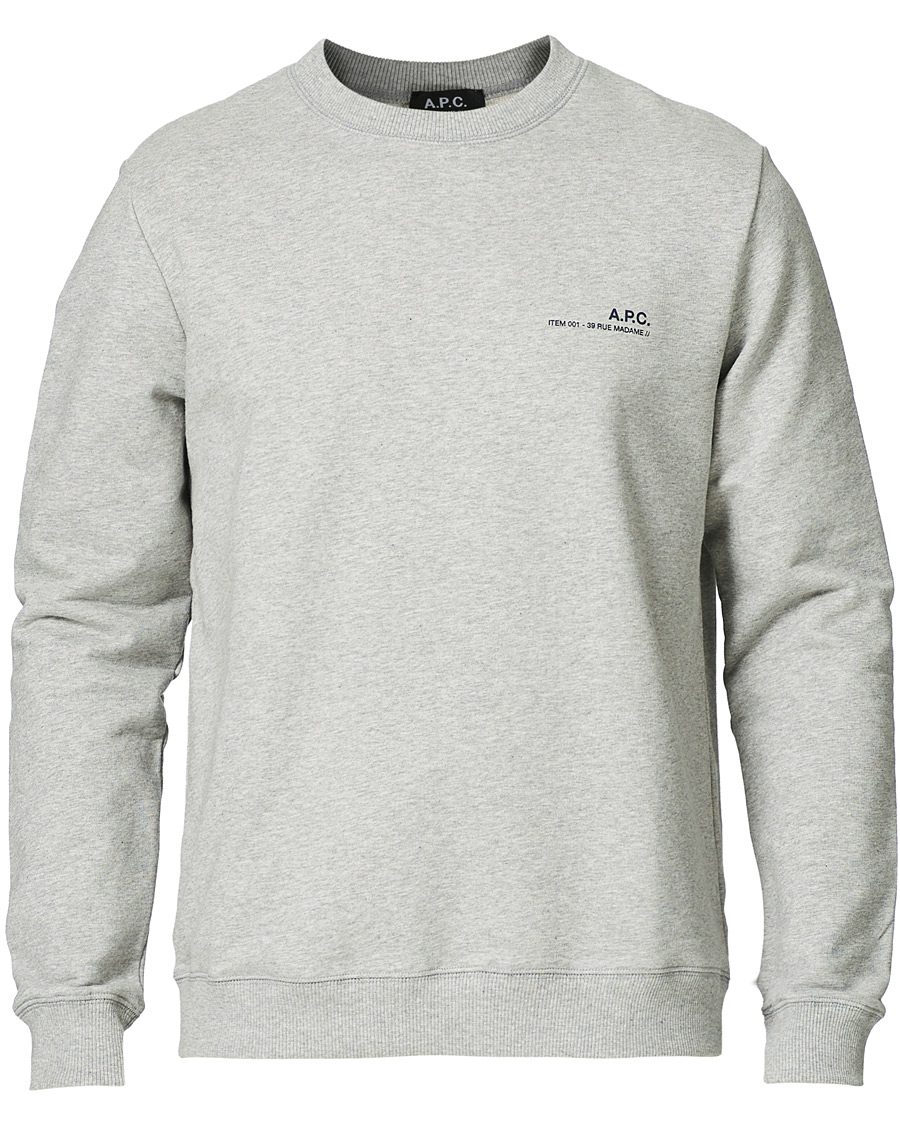 Herre | Trøjer | A.P.C. | Item Crew Neck Sweatshirt Heather Grey