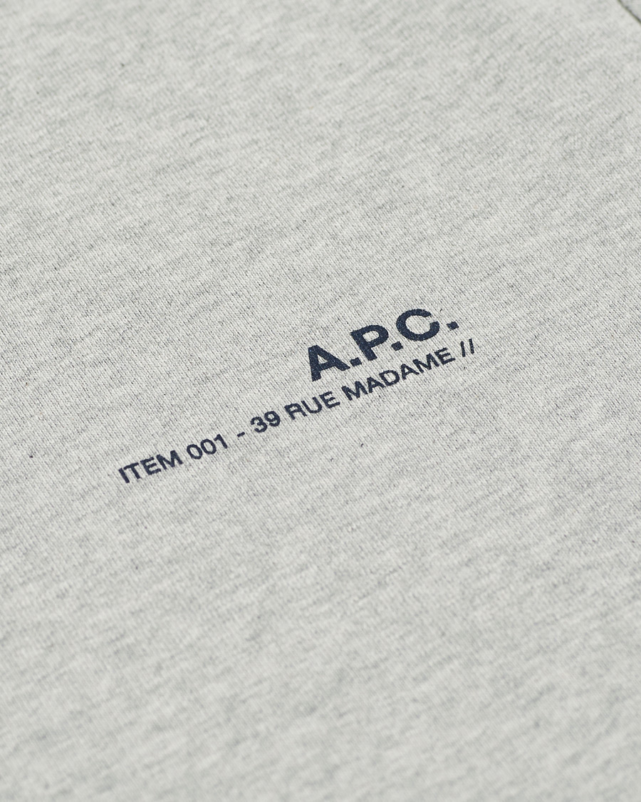 Herre | Trøjer | A.P.C. | Item Crew Neck Sweatshirt Heather Grey