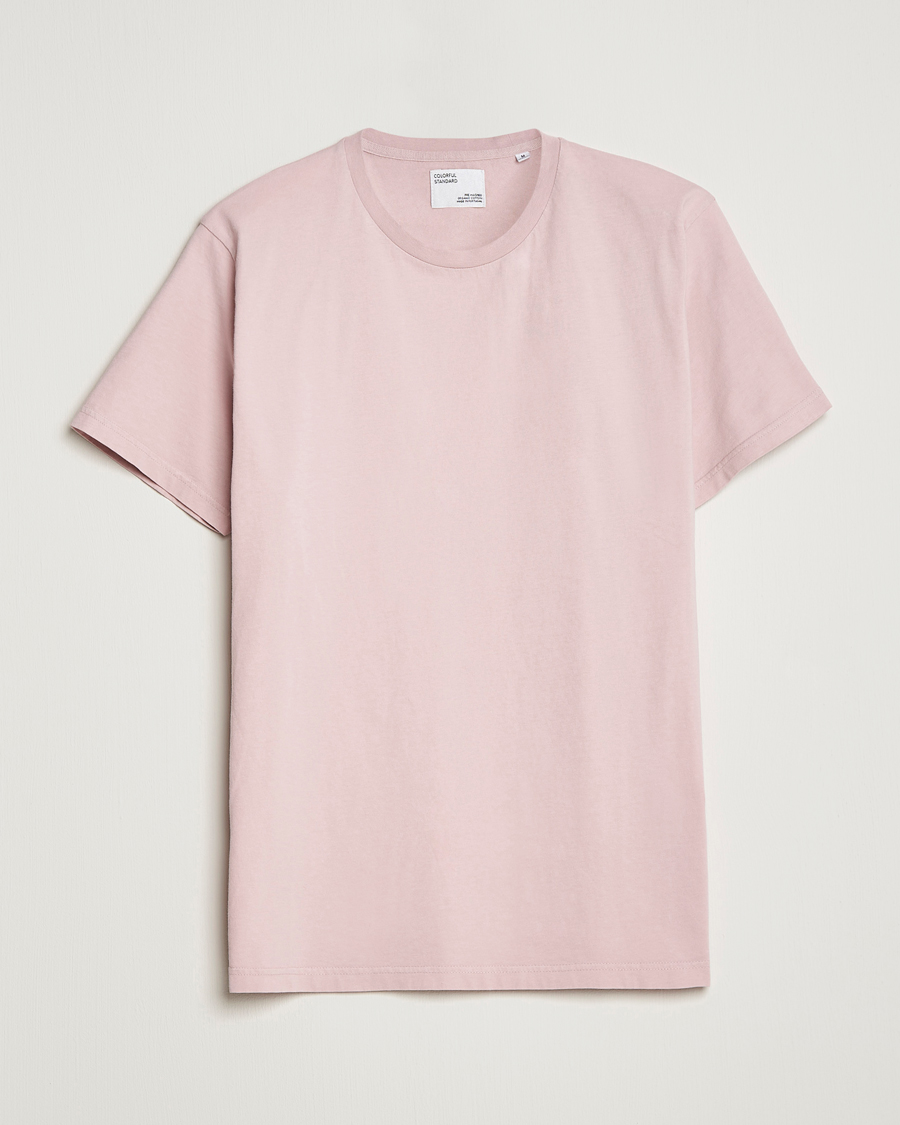 Herre | T-Shirts | Colorful Standard | Classic Organic T-Shirt Faded Pink