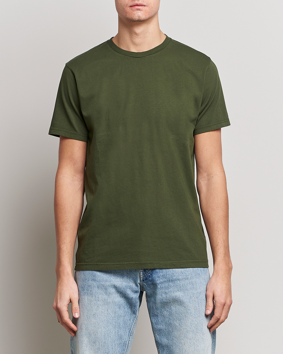 Herre | T-Shirts | Colorful Standard | Classic Organic T-Shirt Seaweed Green