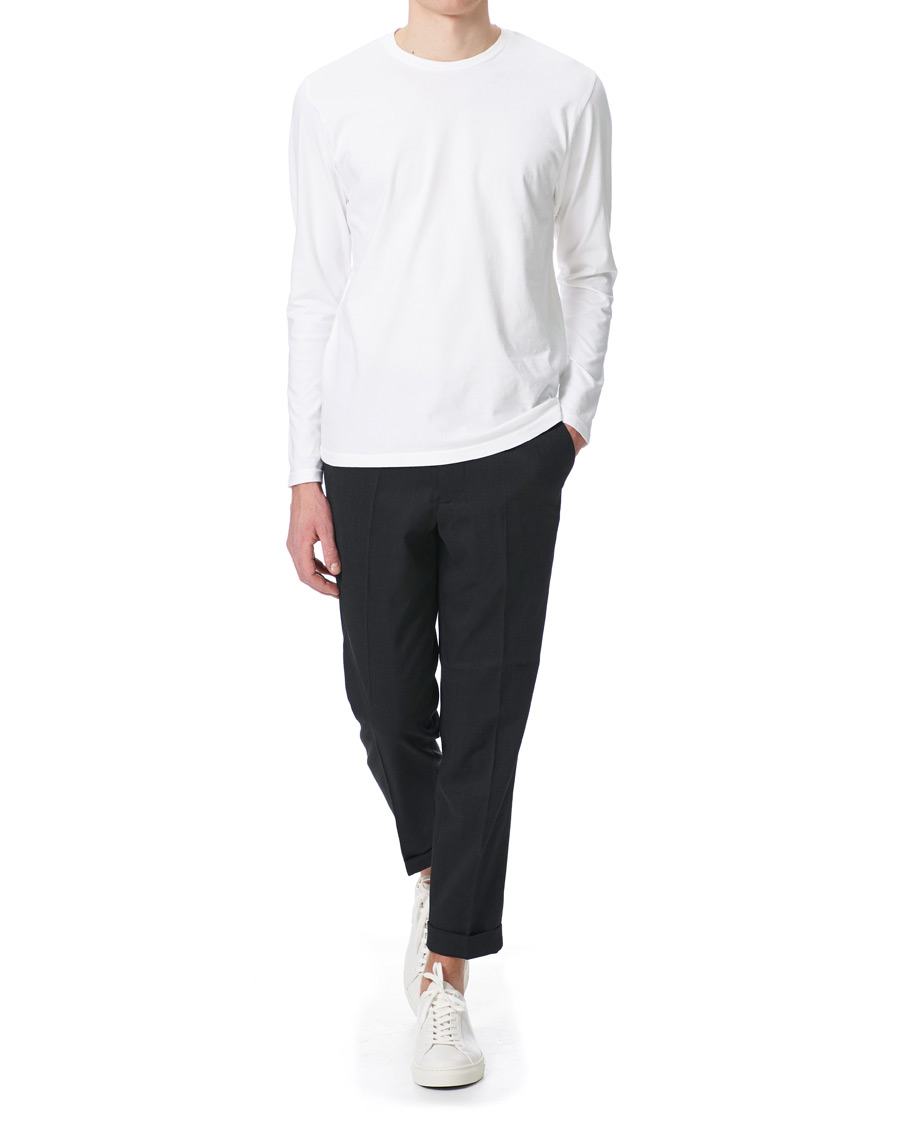 Herre | T-Shirts | Colorful Standard | Classic Organic Long Sleeve T-shirt Optical White