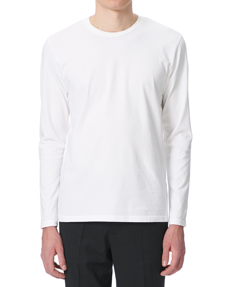 Herre | T-Shirts | Colorful Standard | Classic Organic Long Sleeve T-shirt Optical White