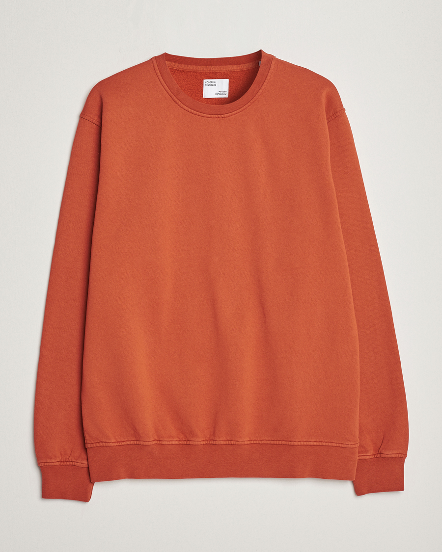 Herre | Gaver til særlige lejligheder | Colorful Standard | Classic Organic Crew Neck Sweat Dark Amber