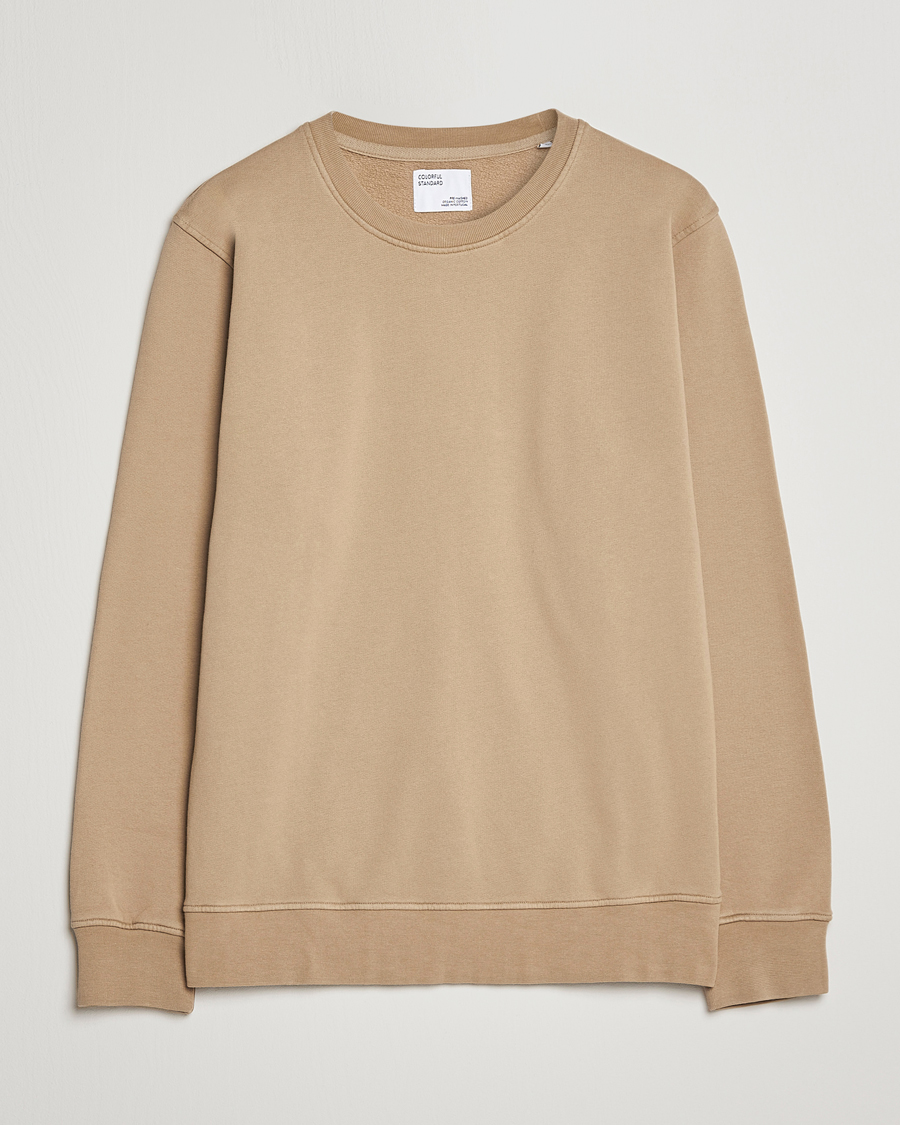 Herre | Gaver til særlige lejligheder | Colorful Standard | Classic Organic Crew Neck Sweat Desert Khaki