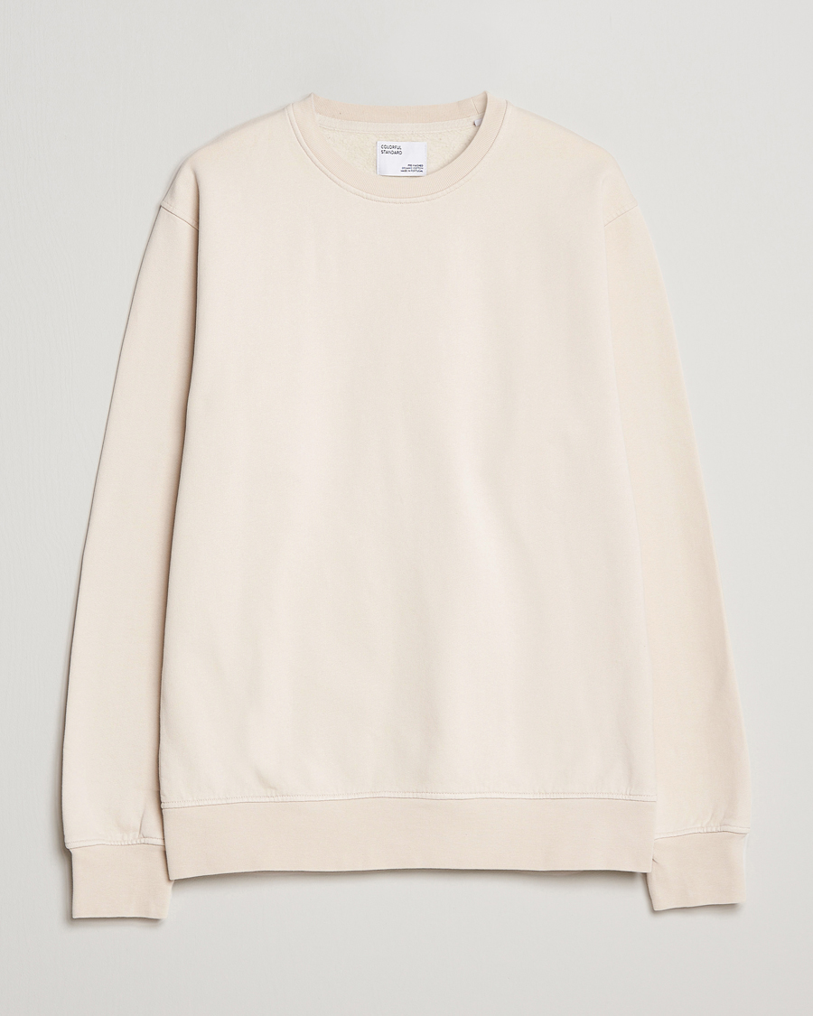 Herre | Colorful Standard | Colorful Standard | Classic Organic Crew Neck Sweat Ivory White