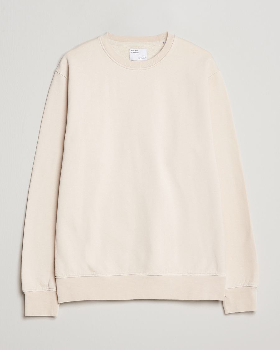 Herre | Trøjer | Colorful Standard | Classic Organic Crew Neck Sweat Ivory White
